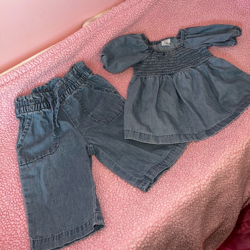 BabyGap Chambray Matching Top/Bottom
